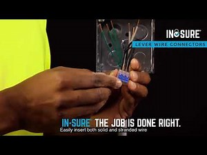 InSure Push-In Lever Wire Connectors