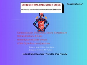 CCRN 2025 Comprehensive Review Study Guide - Etsy