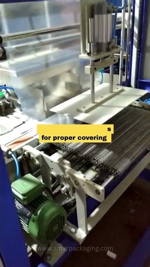 Fully Automatic Web Sealer Shrink Tunnel Machine for Thread Roll Group Packing #wrappingmachine