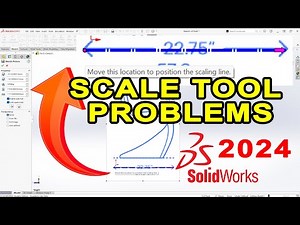 SolidWorks 2024 - Sketch Picture Scale Tool Snapping problems