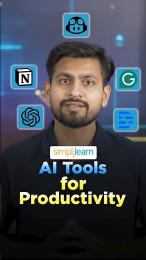 🔥Top AI Tools to Boost Your Productivity #shorts #simplilearn