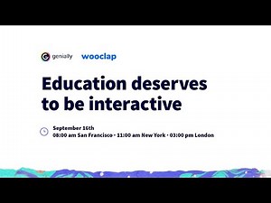 Education deserves to be interactive.