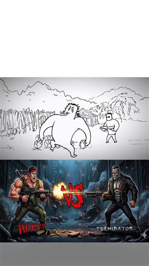 94K views · 593 reactions | Terminator vs Rambo Part 2  #animation #cartoon #funny #terminator #rambo | Pixel.p45 | Facebook