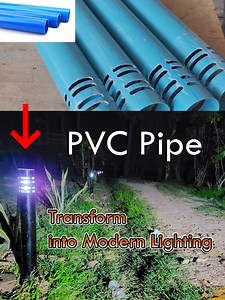 Solar Light In A PVC Pipe - DIY Garden Lamp Design Idea For USA People. | Smart Crafts