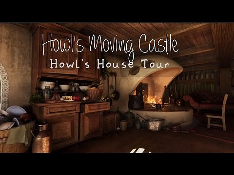 Howl's House Tour 🤍 Howls Moving Castle .