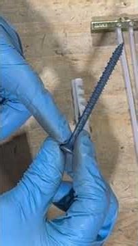 A look at common fasteners used in construction: The concrete screw #fastenerengineering #diy