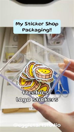 How to pack sticker orders📦🌱 #stickershop #packingorders #smallbusiness