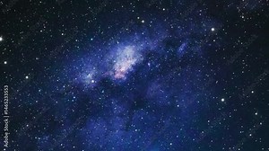 Stunning View of a Star-Filled Nebula in Outer Space