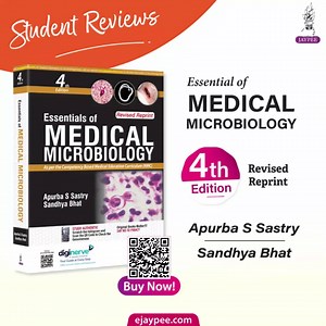 If you’re looking for a way to make your microbiology studies simpler and more effective, Essentials of Medical Microbiology (4th Edition) by Apurba S. Sastry & Sandhya Bhat might just be what you need. Students are sharing how this book breaks down everything—from General Microbiology to Community Medicine—into clear, easy-to-understand content that makes studying way easier (and yes, exam prep smarter too). Here’s why they love it: ✅ The Clinical Infective Syndromes & Systemic Microbiology cha