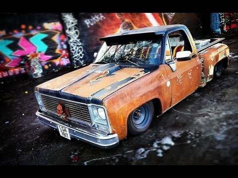 Bagged Chevy C10 truck airride airbags install
