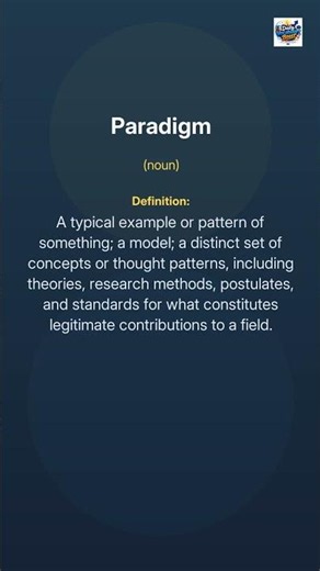 Master 'Paradigm': Boost Your English Vocabulary! Pronounce & Use It!