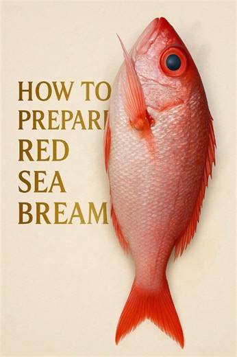 How to Fillet Red Sea Bream (Akamadai) for Sashimi | Premium Japanese Fish | No Talking ASMR