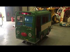 Northern Leisure BusyBuses Kiddie Ride (RARE 3-SEATER VIDEO OPTION!)