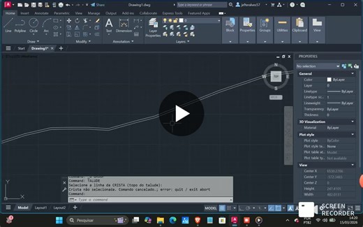 Criador automático de talude | Automation4Cad