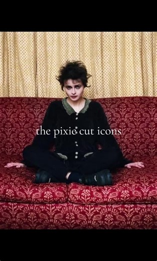 helena bonham carter and drew barrymore #pixie #hairstyles #haircuts #90s #fyp