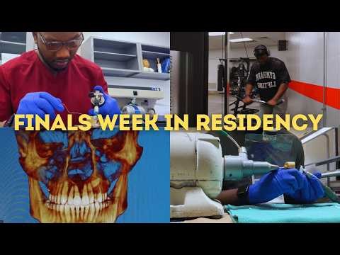 FINALS WEEK IN ORTHODONTICS RESIDENCY: WEEK IN THE LIFE VLOG