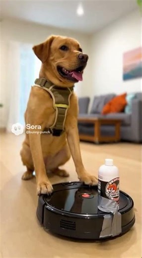 What Happens When a Dog Drives a Roomba?