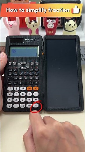 How to simplify fraction in NEWYES Scientific Calculator es991#newyes #scientificcalculator