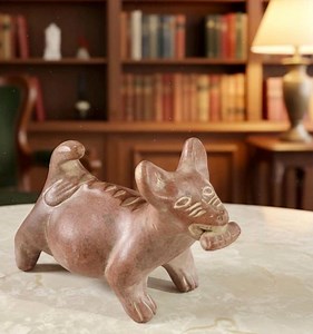 Aztec Xoloitzcuintli Sacred Dog With Maize Clay Figurine - Etsy