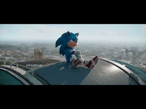 Team sonic and Tom and Maddie arrives to London || sonic movie 3 clips