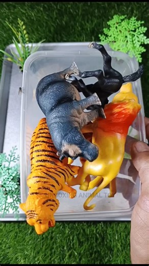 Satisfying ASMR Animal Toys, Safari Animal Figures | Zoo Animal Toys, Dinosaur Toy Set #satisfying