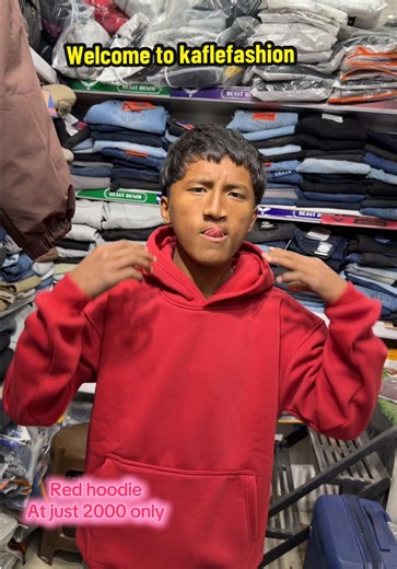 Affordable Red Hoodie Only 2000 in Nepal