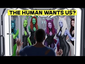 The Feral Alien Girls Were Deemed Untamable... Until the Human Spent Everything to Free Them