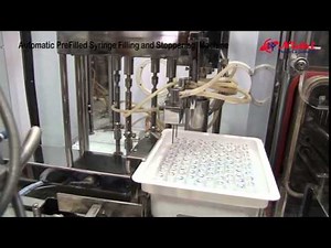 AUTOMATIC PRE_FILLED SYRINGE FILLING AND STOPPERING MACHINE