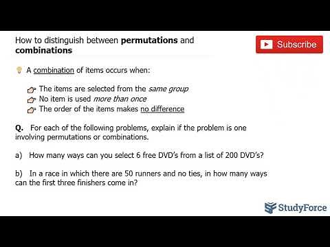 📚 How to distinguish between permutations and combinations (Part 1)