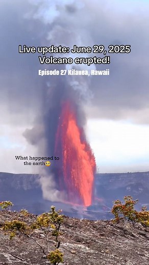 15K views · 76 reactions | Kilauea Volcano Eruption  Refer screenshot in comments for more info. #volcano #volcanoeruption #kilaueavolcano #hawaii | Irish Cole Golben | Facebook