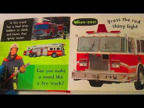 My First Touch and Feel Sound Book "Noisy Trucks" 6 SOUNDS