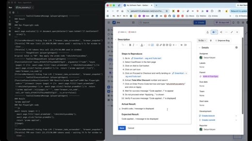 Agentic AI System for test script generation via JIRA tickets | Kalyan K.