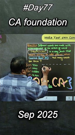 day 77 for ca permutation #qaforca #cafoundation