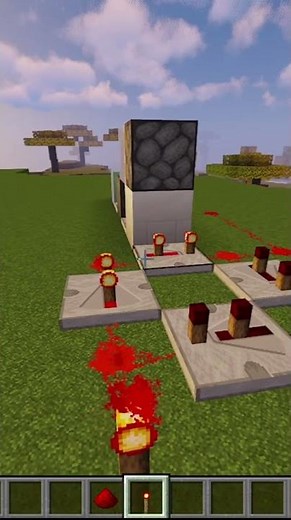 Minecraft: Auto - TNT Cannon #minecraft #shorts