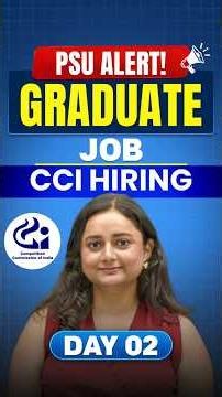 CCI Recruitment 2026 🔥 | Complete Syllabus, Exam Pattern, Vacancies & Salary | PSU Jobs 2026!