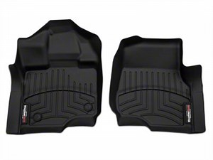 Weathertech F-150 DigitalFit Front Floor Liners; Black 446971 (15-26 F-150 SuperCab, SuperCrew) - Free Shipping