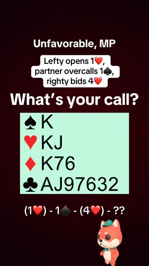 What do you do?? Let me know in the comments! #bridge #happybridging #bidding #problem #auction | BridgeBabe530