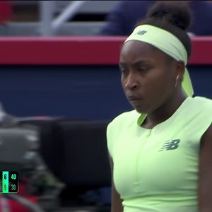 Coco roars back from a set and a break down to force a decider! 🤯 #OBN24 | Tennis Channel