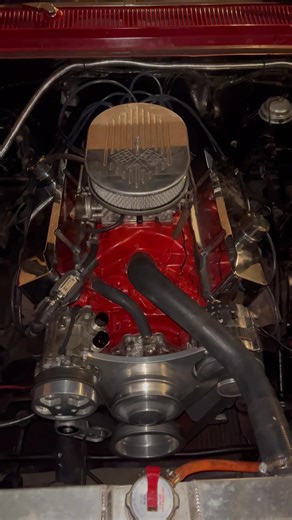 Me and my son got down on the 64 impala engine🔥 it took 4 days to take it from an already clean look to a more showcasing look by adding chrome and painting it👌🏽enjoy the timelapse! #sanchostattoos #fyp #lowridertiktok #lowriderlifestyle