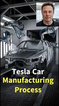 How Tesla Builds a Car Step-by-Step! 🚗 #usa