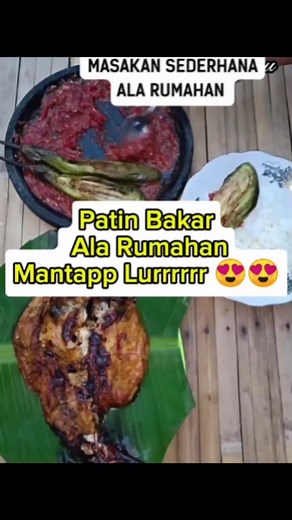 1.1K views · 27 reactions | Enaknya mantull Ikan patin bakar ala rumahan.. @pengikut Sorotan #masakan #viral #tutorial #VODtrending #fbpromeledak #ikanbakar | TV Local | Facebook