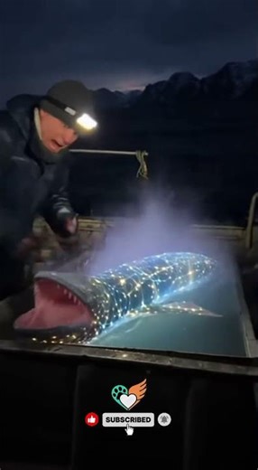 Fisherman Captures Ghostly Phantom Fish with Glowing Skin on Phone! | Unbelievable Deep Sea Find