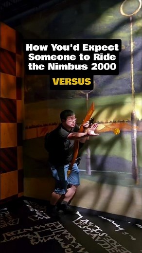 Ride the Nimbus 2000 at Harry Potter: The Exhibition, Sydney