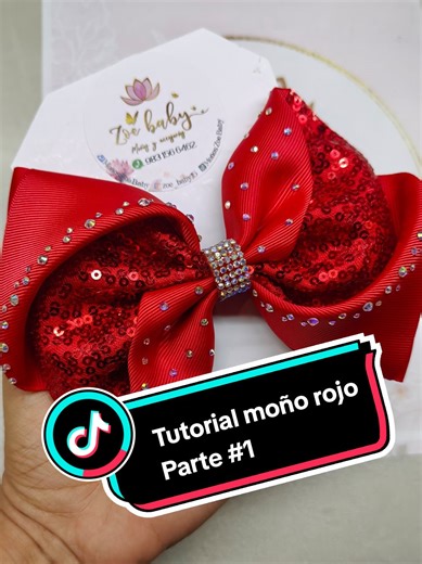 Tutorial de Moños de Lentejuela para Niñas