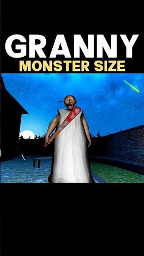 Granny Monster size :)👉💥 Granny Spider😱 #shorts #granny