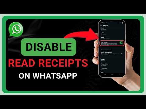 How to Disable Read Receipt on WhatsApp (Step-by-Step Guide)