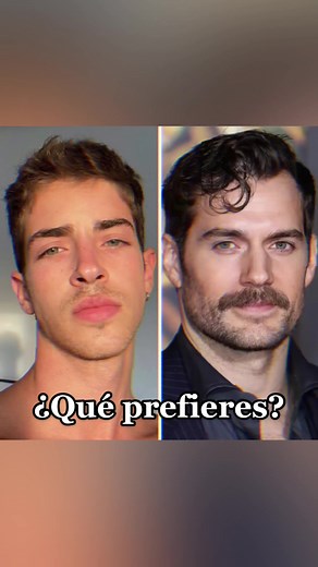 Manu Ríos y Henry Cavill distintos tipos de belleza.. #mewing #jawline #tutorial #glowup