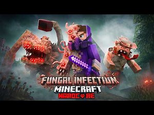 I Survived 100 Days Trapped on a Train in a FUNGAL OUTBREAK World (Hardcore Minecraft)