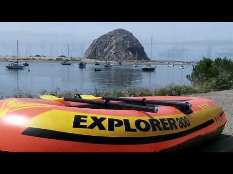 Intex Explorer 300 Boat Set at Morro Bay CA