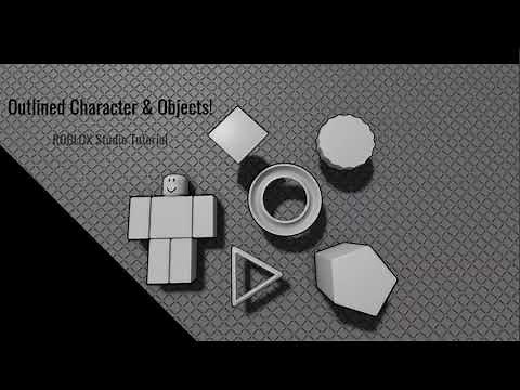 Outlined Character + More Cartoony Objects ROBLOX STUDIO Tutorial